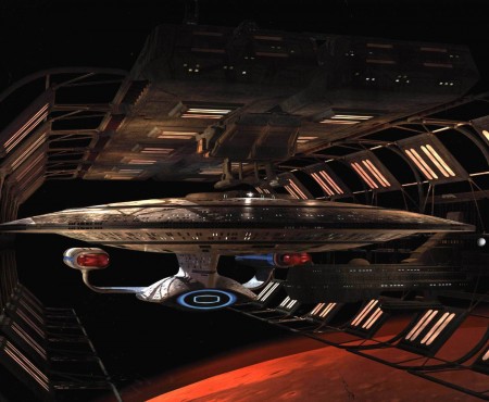 enterprise-D-in-space-dock